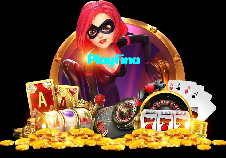 Playfina casino presented on mobile device in Pakistan with slots and live games